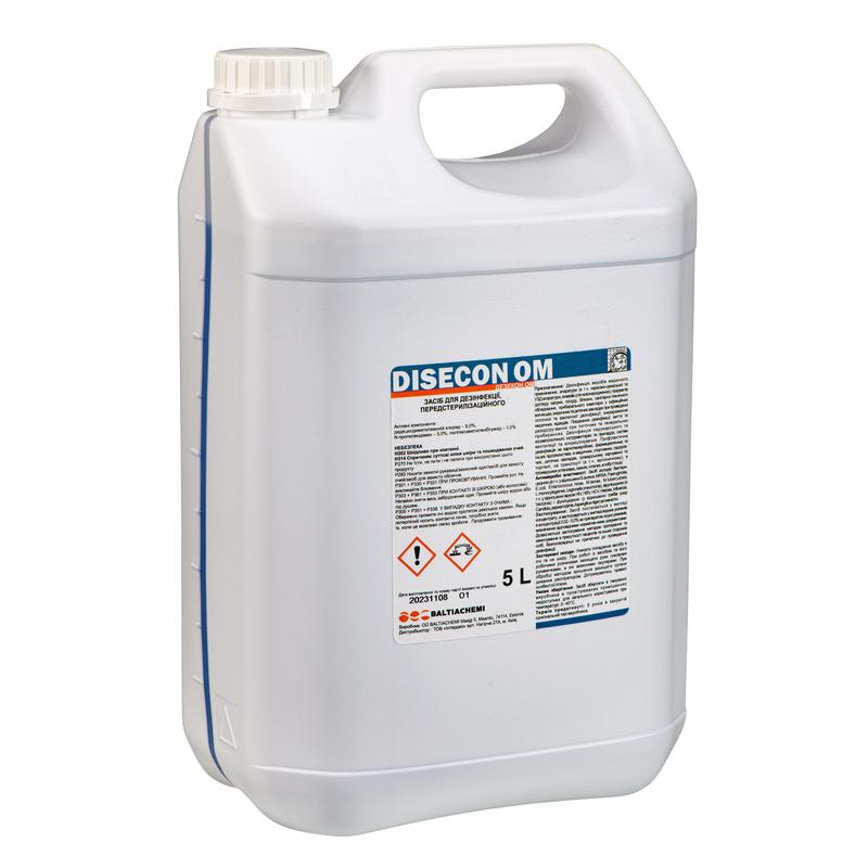 Концентрований дезінфекційний засіб "ДЕЗЕКОН ОМ”, 5л каністра